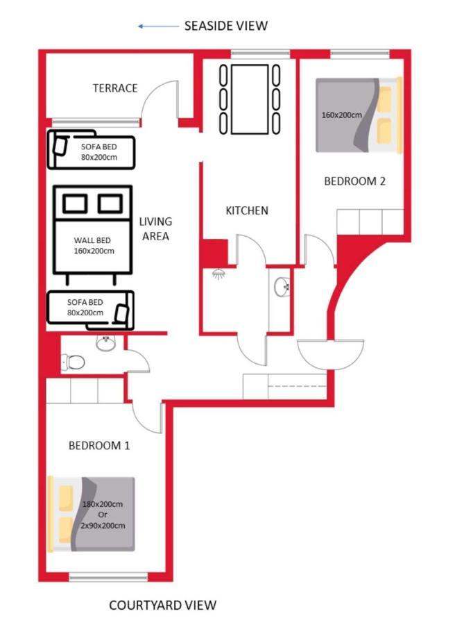 Huoneisto Scandic Primo - Design District 69m2