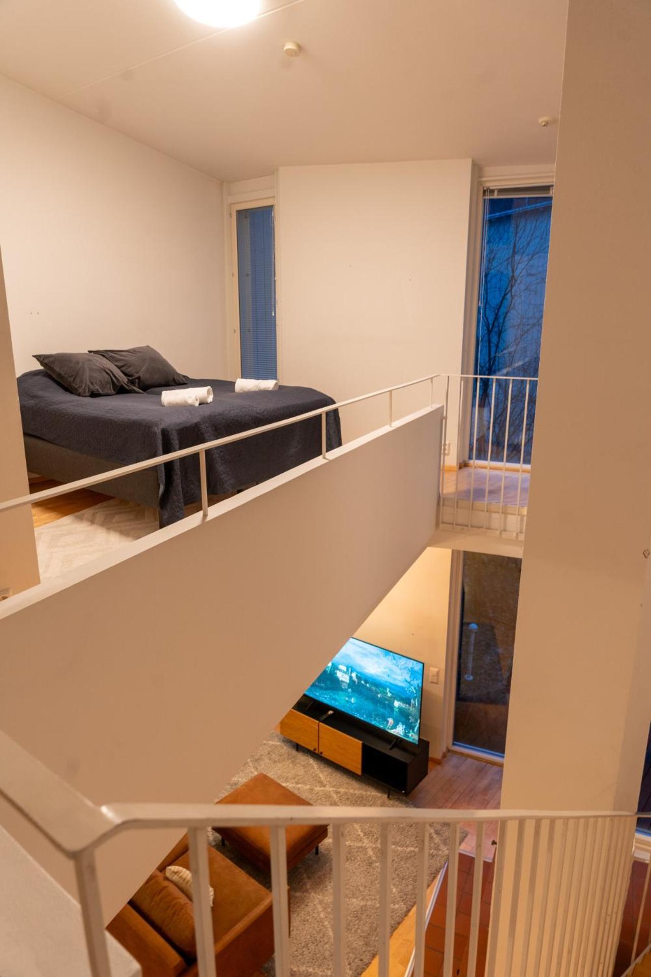 Loma-asunnot Architectural Townhouse With Sauna And Patio Helsinki