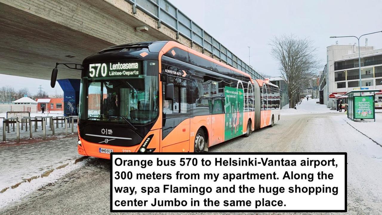 Floor 51m2, Balcony, 150 M Wifi, Free Own Parking Place, 300m Metro * Helsinki