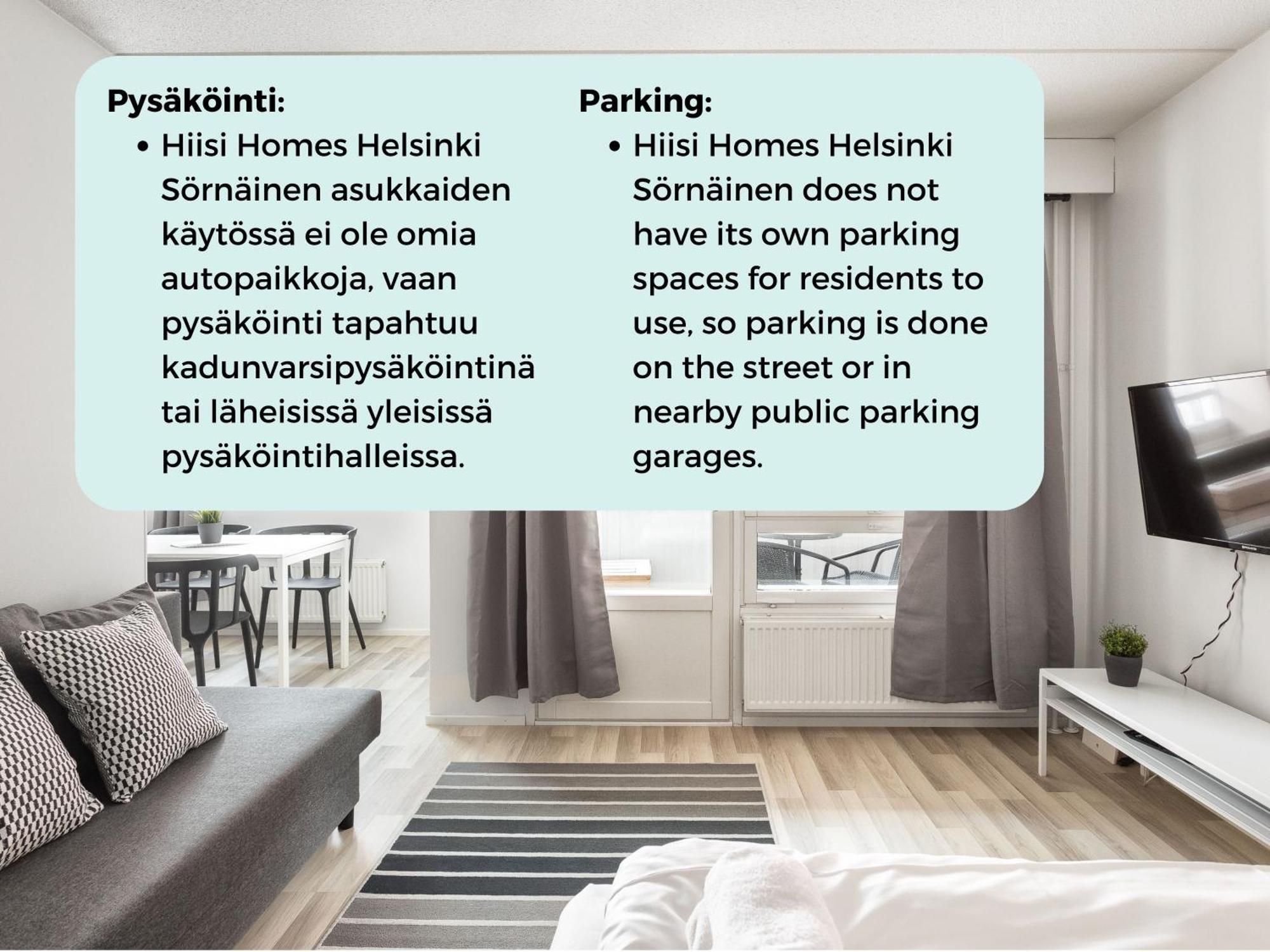 Huoneisto Hiisi Homes Soernaeinen Helsinki