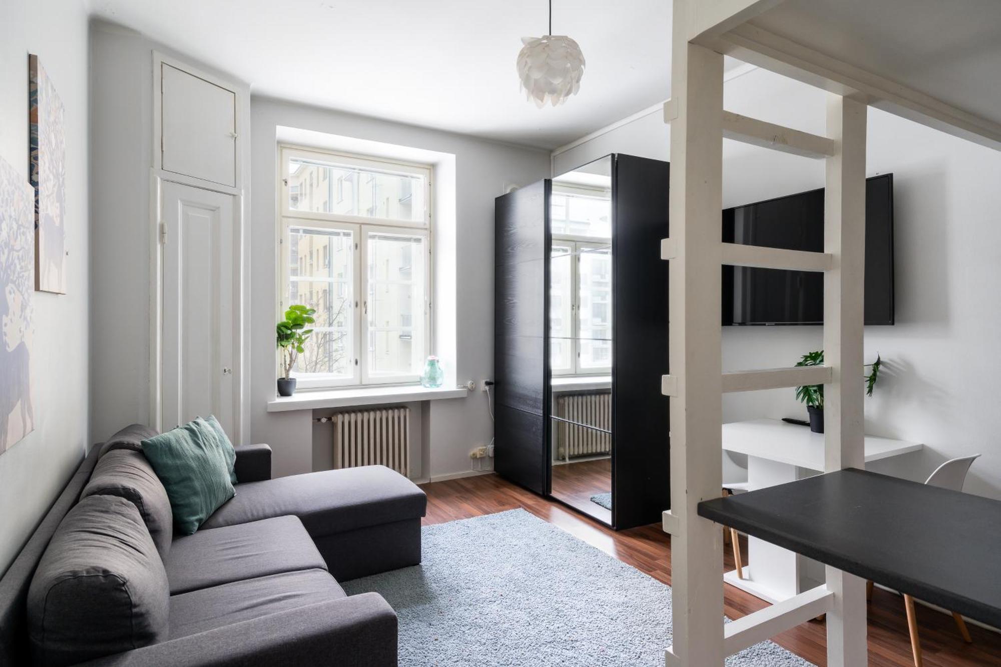Huoneisto Loft Studio, Kallio, Metro Nearb *
