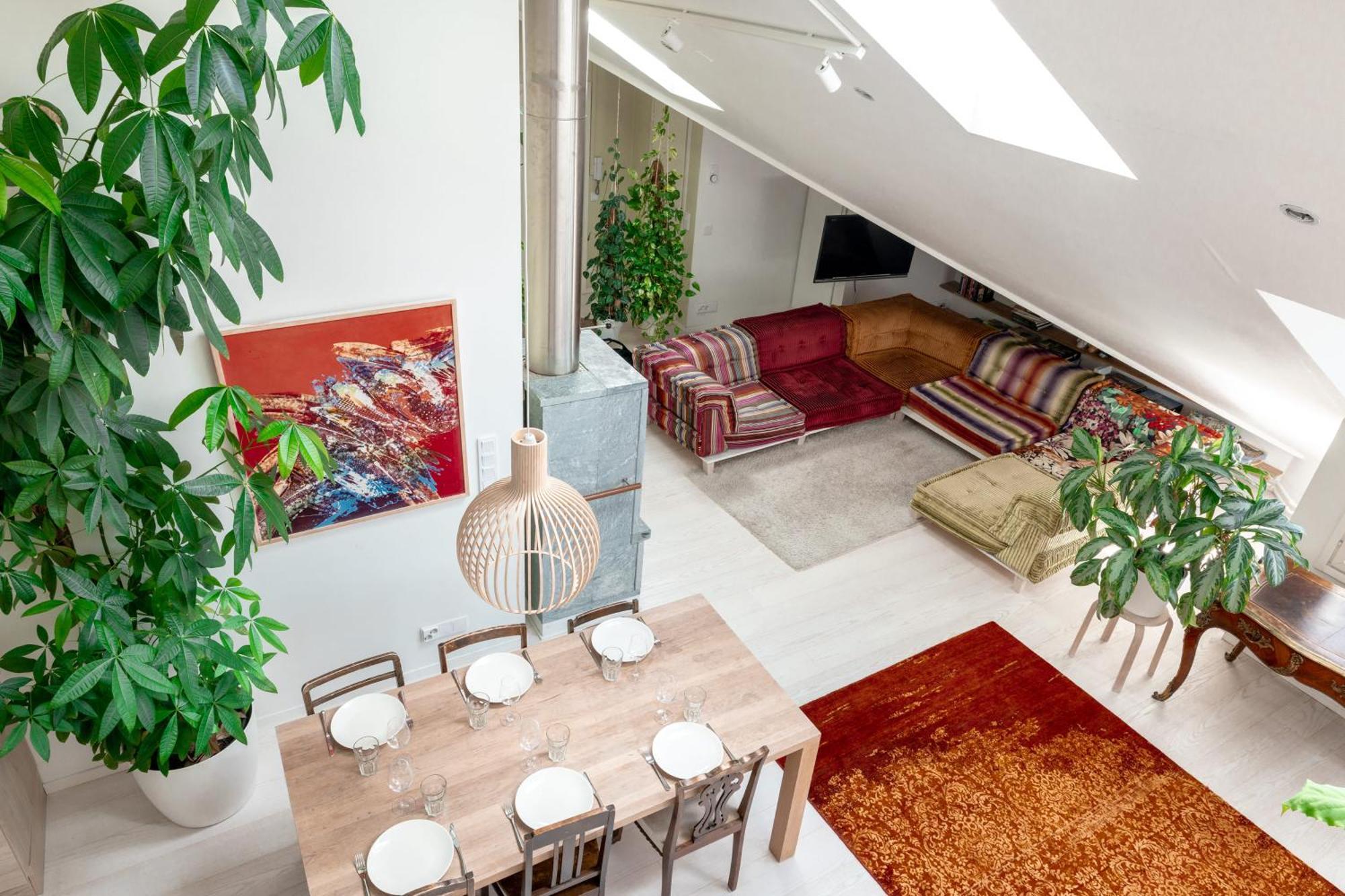 Huoneisto Poista 2ndhomes Deluxe 2br Penthouse With Rooftop Terrace & Sauna In Center Helsinki