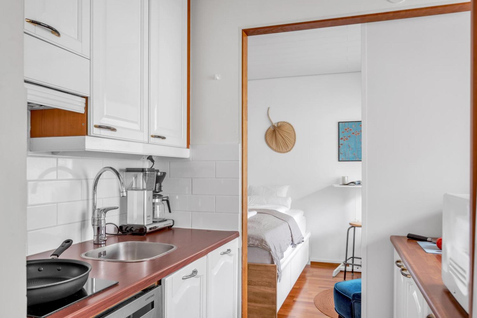 Design District W Free Parking Garage, Balcony, Netflix, 200m Tram&bus Huoneisto Helsinki