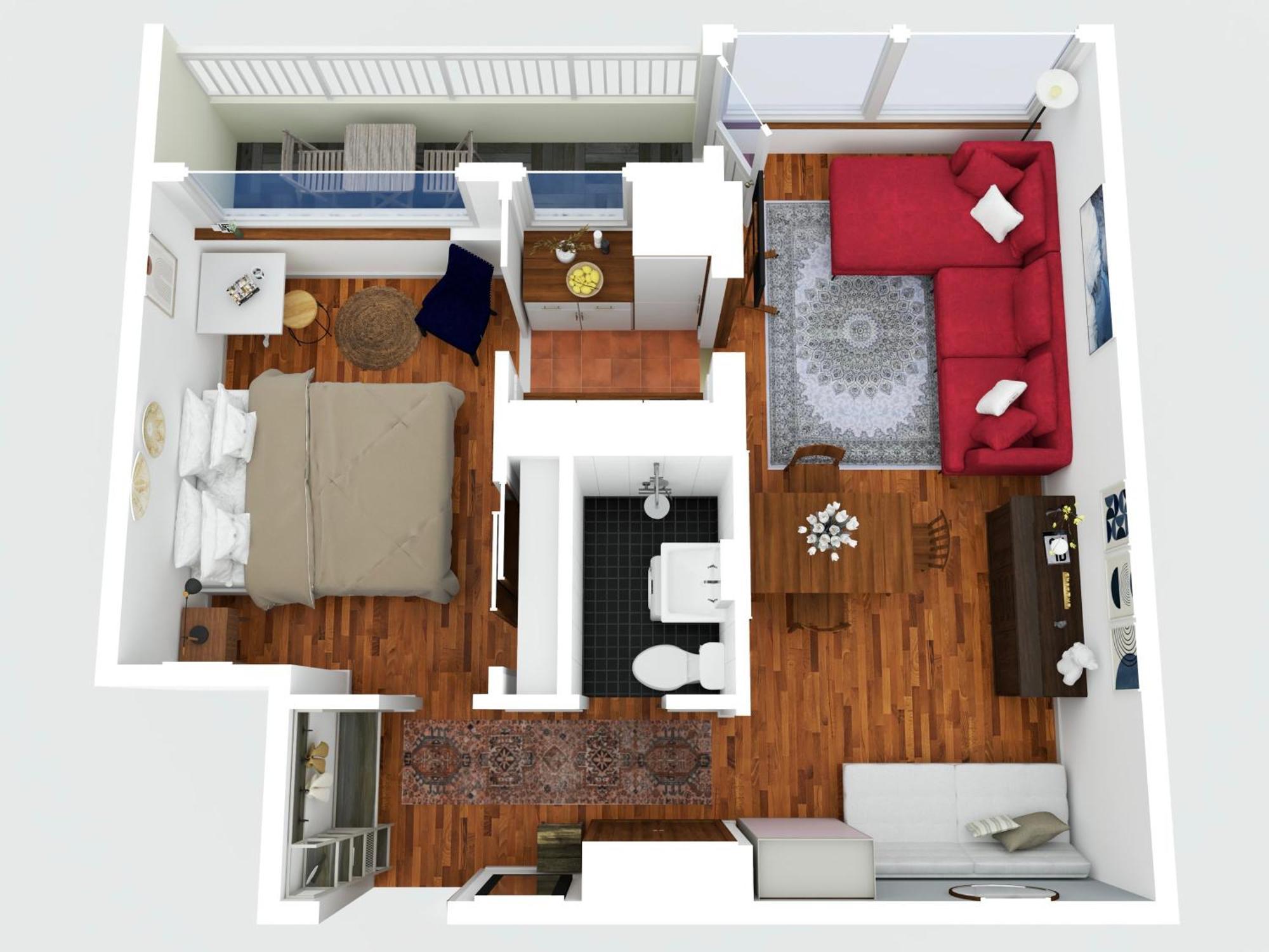 Design District W Free Parking Garage, Balcony, Netflix, 200m Tram&bus Helsinki
