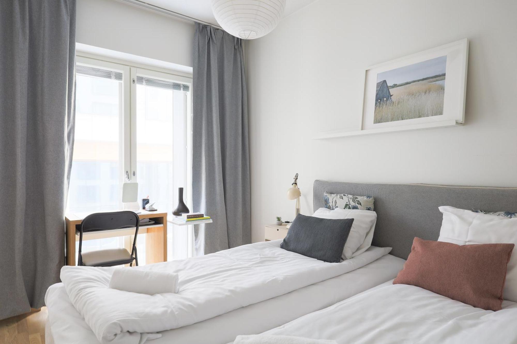 Fredika, Modern 1br,tripla Pasila Prime Location, Parking, Train Station Near Huoneisto *