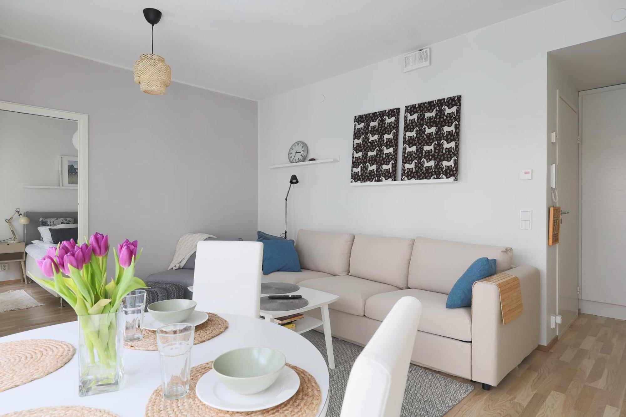 Fredika, Modern 1br,tripla Pasila Prime Location, Parking, Train Station Near *