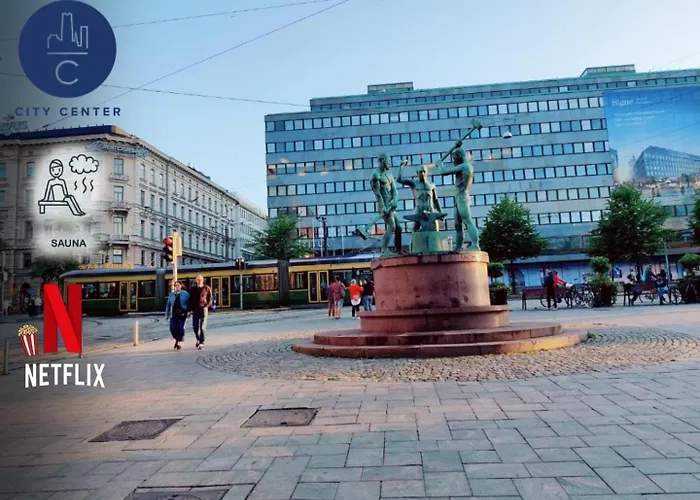 2 Steps From Helsinki Railway Stationシ